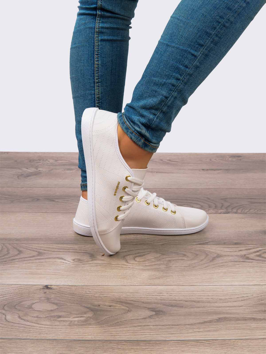 Tenis Casual Blanco Moleca –