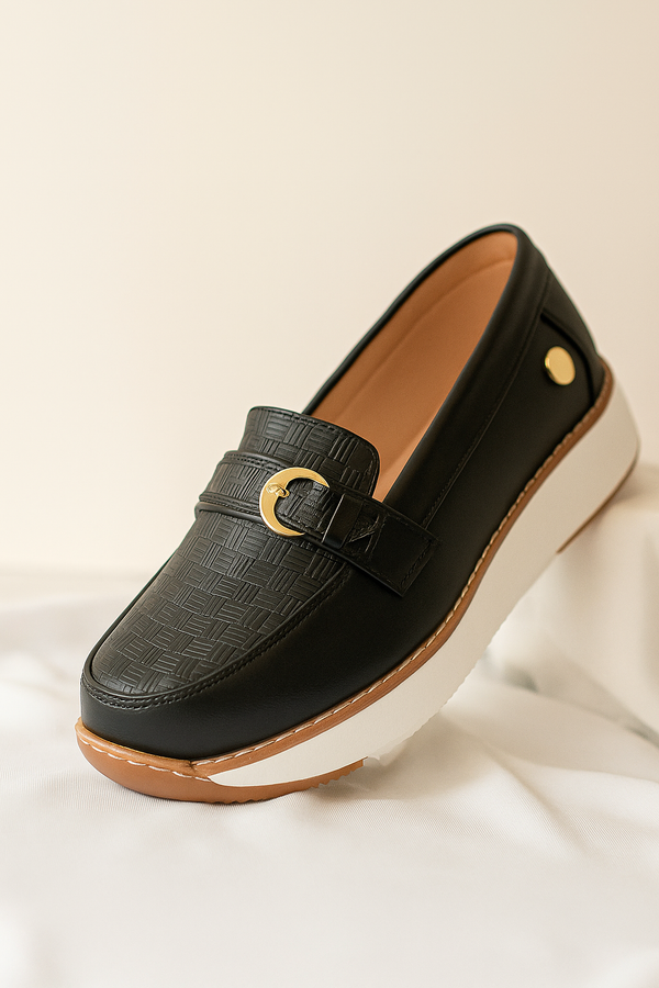 Mocasín Negro ADDIC JES357NE