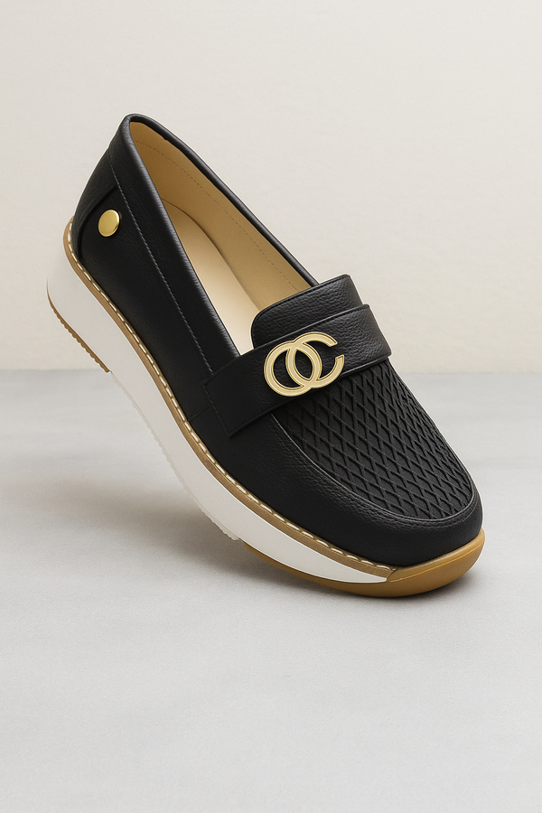 Mocasín Negro ADDIC JES360NE
