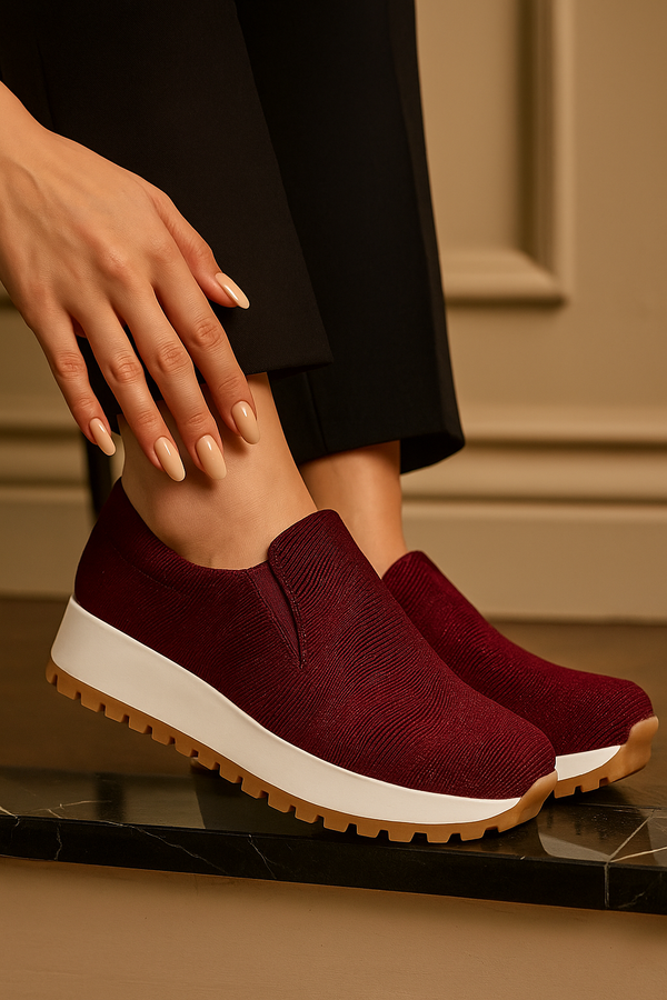 Tenis Casual Vinotinto ADDIC SAB428VI