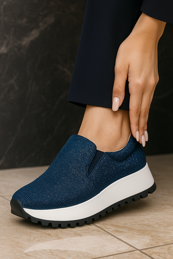 Tenis Casual Azul ADDIC SAB428AZ