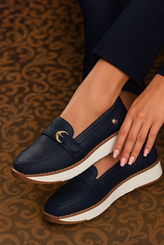 Mocasín Azul ADDIC JES357AZ