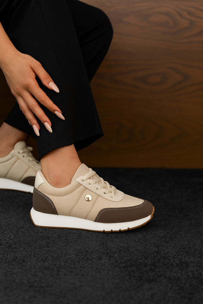 Tenis Casual Beige ADDIC JES313BECF