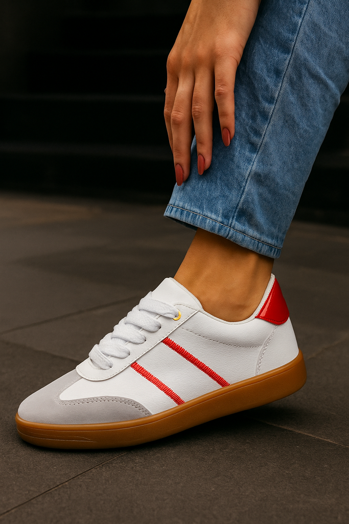 Tenis Casual Blanco ADDIC KAS401BLRO