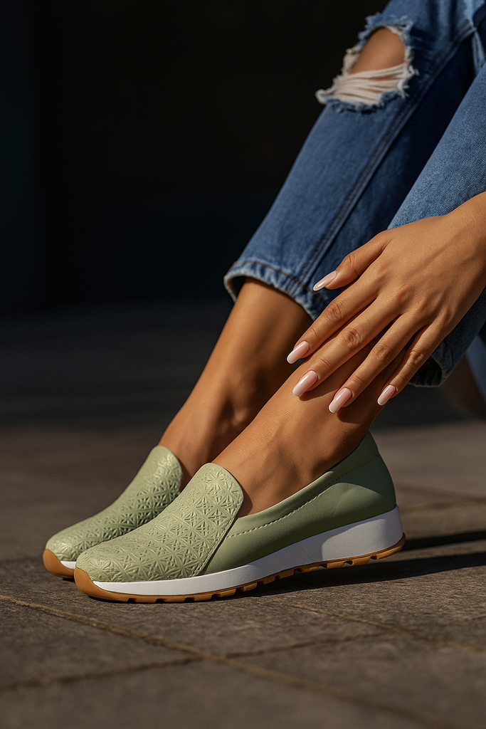 Mocasín R Verde Menta ADDIC HU6902RVE