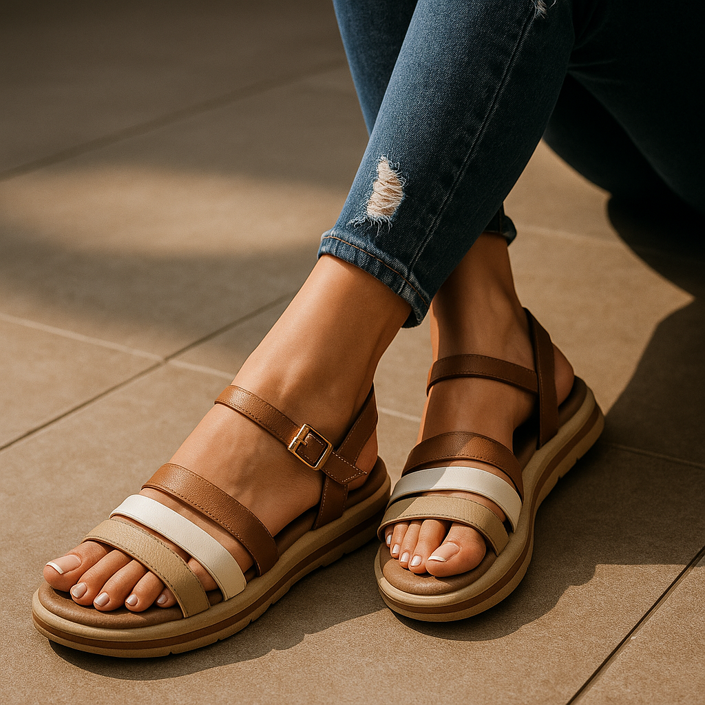 Sandalia Casual Miel Saula SAU5217MI
