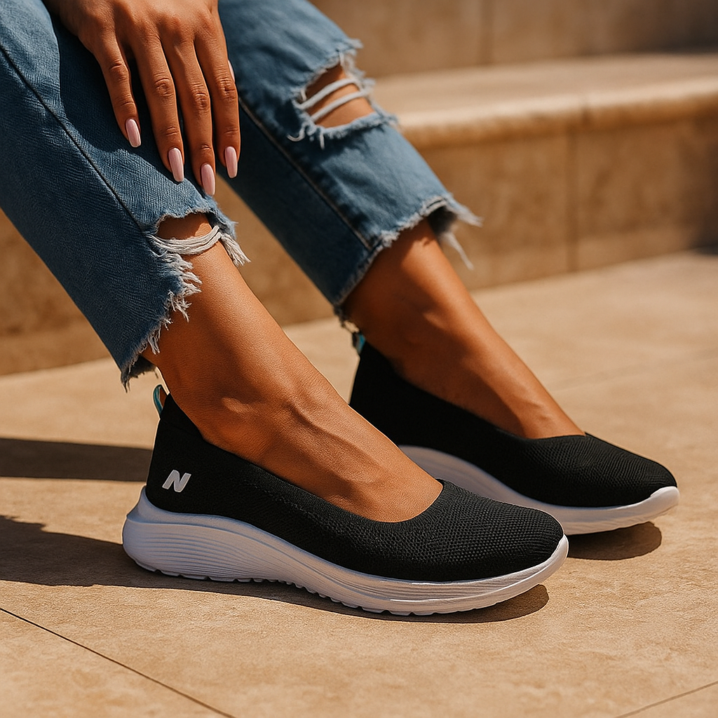 Tenis Casual Negro Natural Arcade NAARCADENE