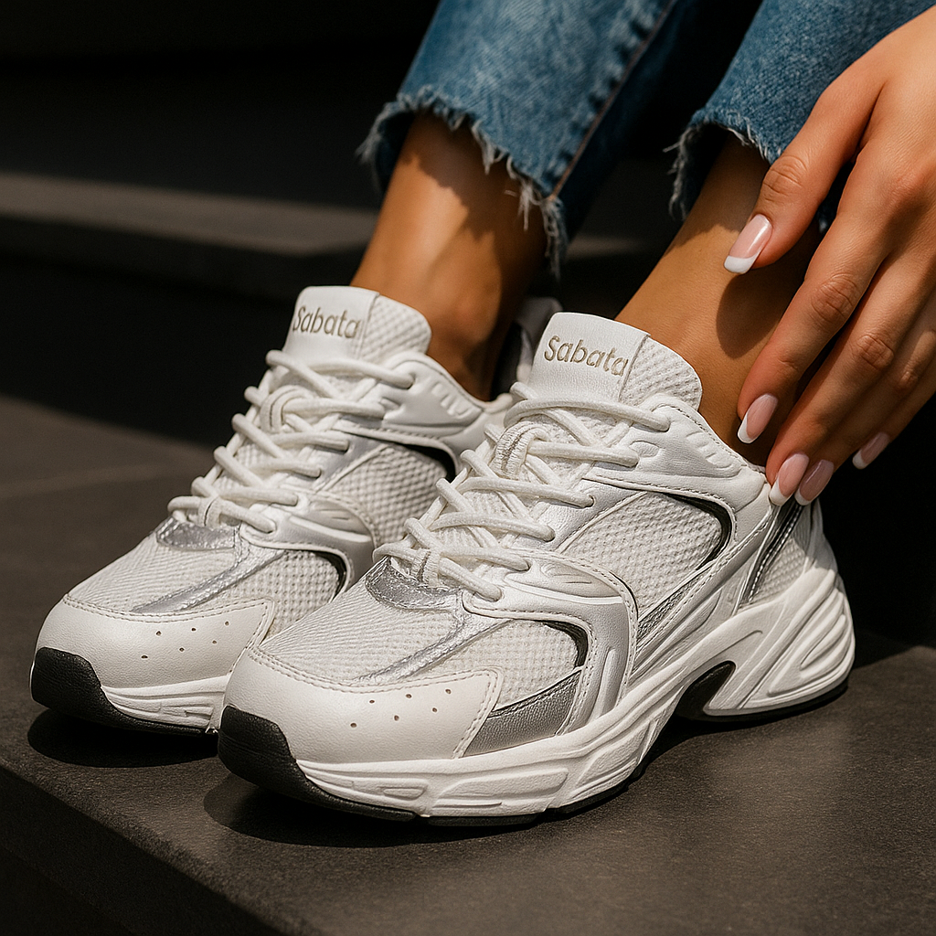 Tenis Casual Blanco Sabata 2501 SBSWI2501BLNE