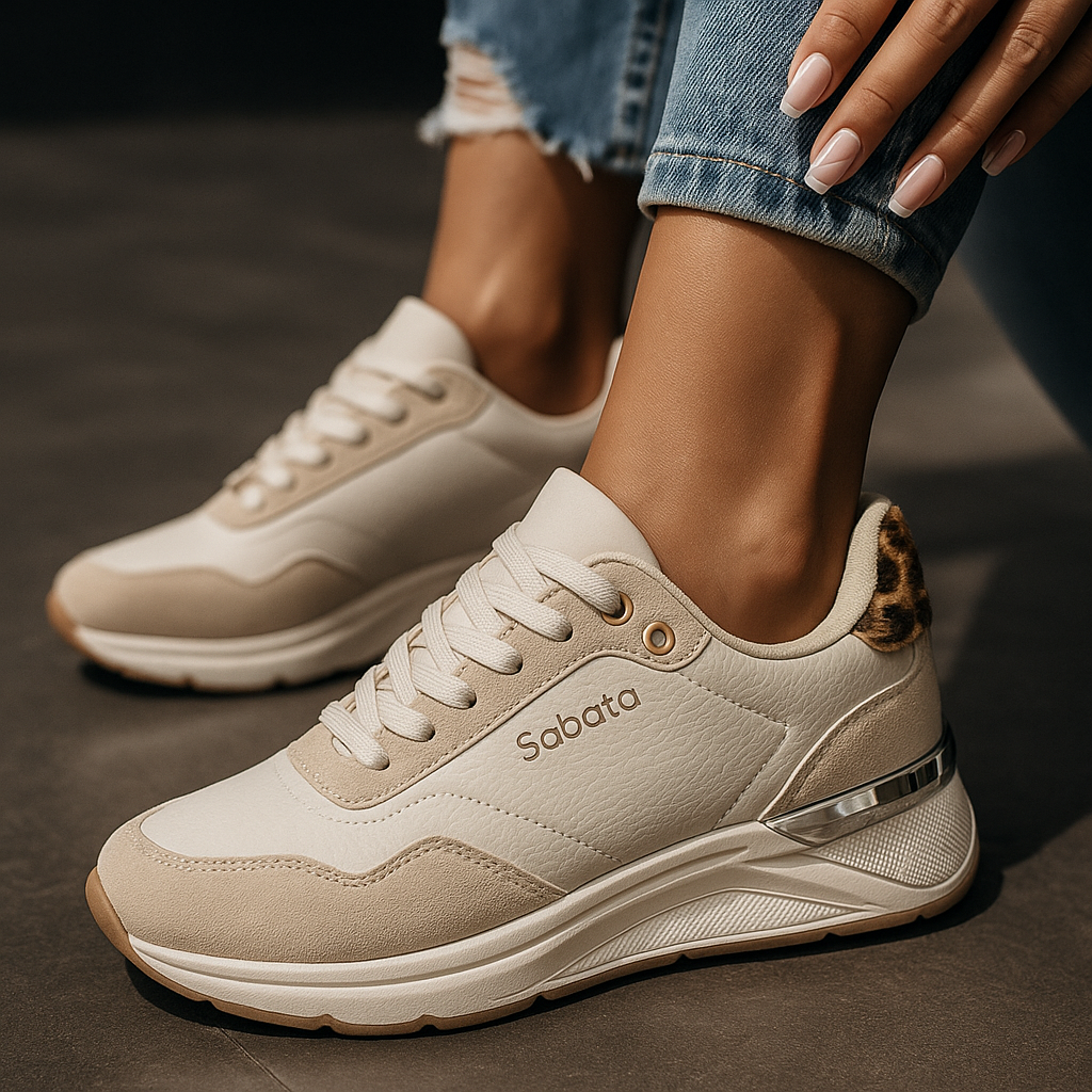 Tenis Casual Beige Sabata 2502 SBSWI2502BE