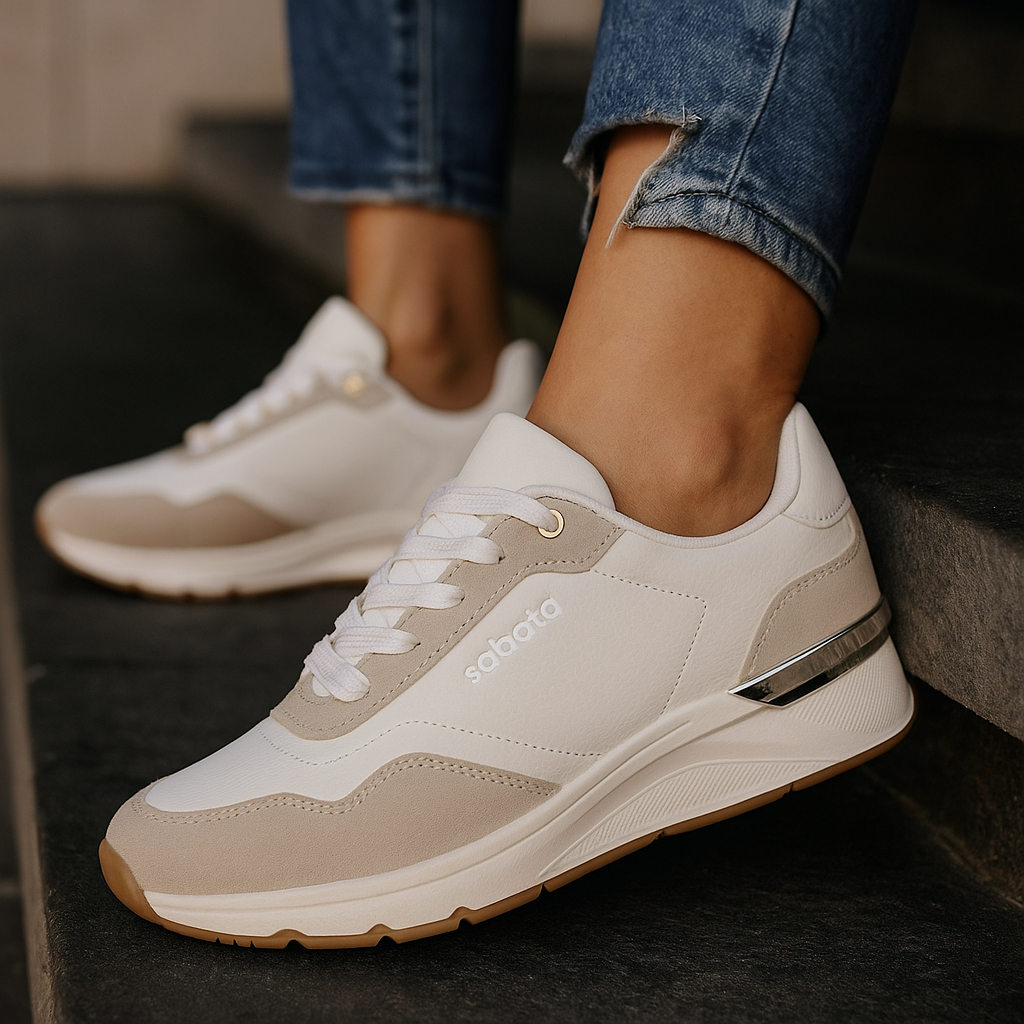 Tenis Casual Blanco Sabata 2502 SBSWI2502BL