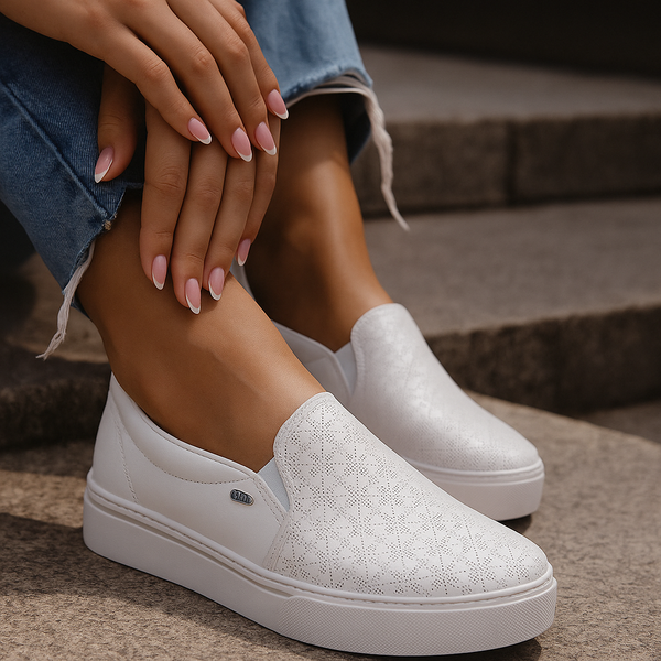 Tenis Casual Blanco Viamarte VM016.023BL