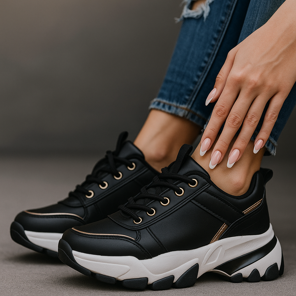 Tenis Casual Negro RK T003 RKT003NEPL