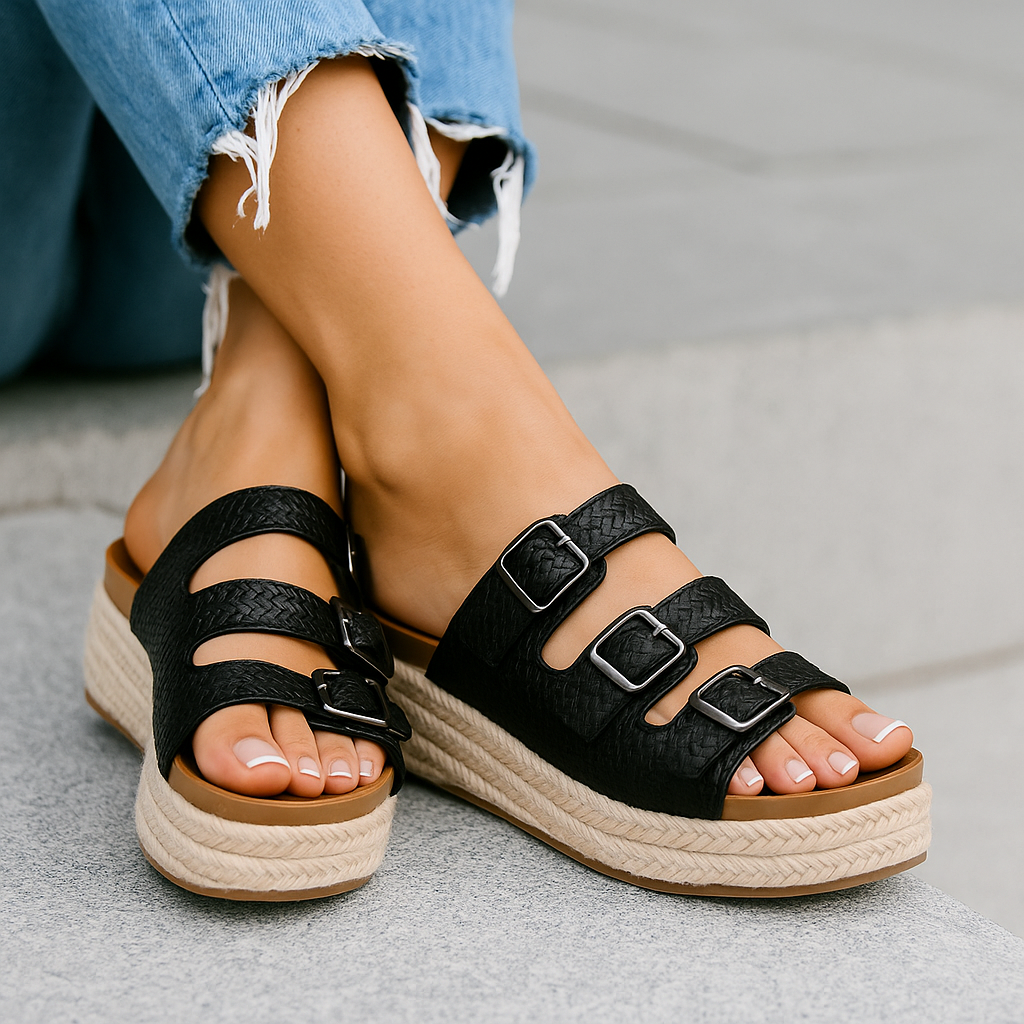 Sandalia  Negro VSINGULAR VSFELINE