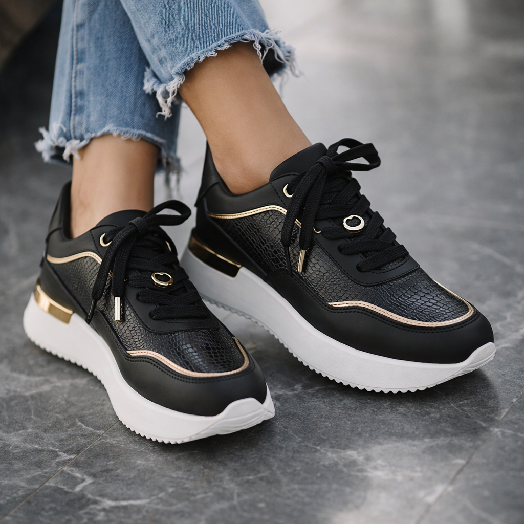 Tenis Casual Negro Suela Blanca ADDIC NAR28NE - www.zitiocr.com