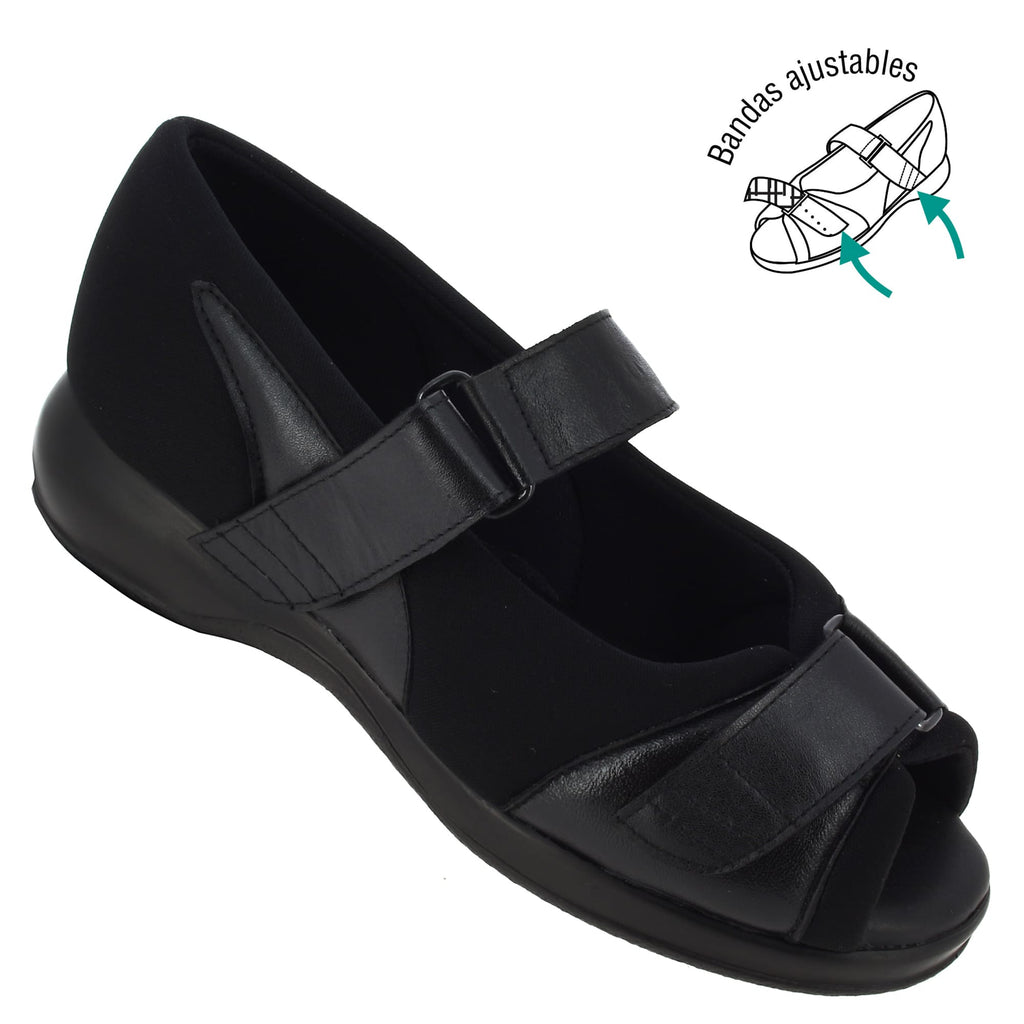 Sandalia Negro Addiction to Comfort ADC407NE