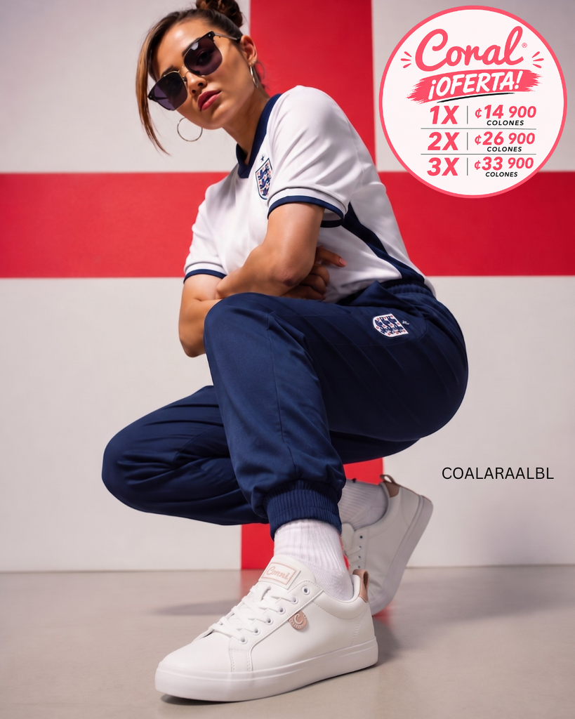 Tenis Casual Blanco Coral Alara COALARAALBL