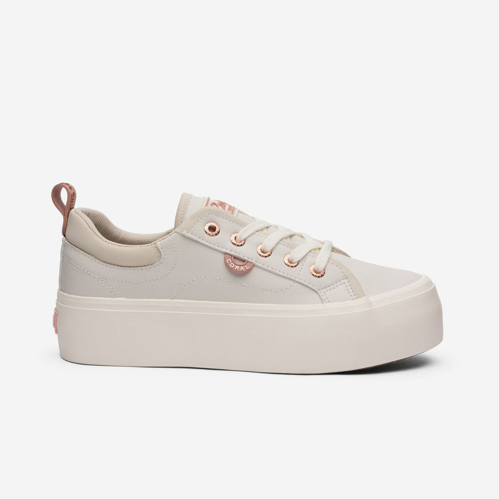 Tenis Casual Blanco OFF Coral KYLIE 4 COKYLIE4BLOF