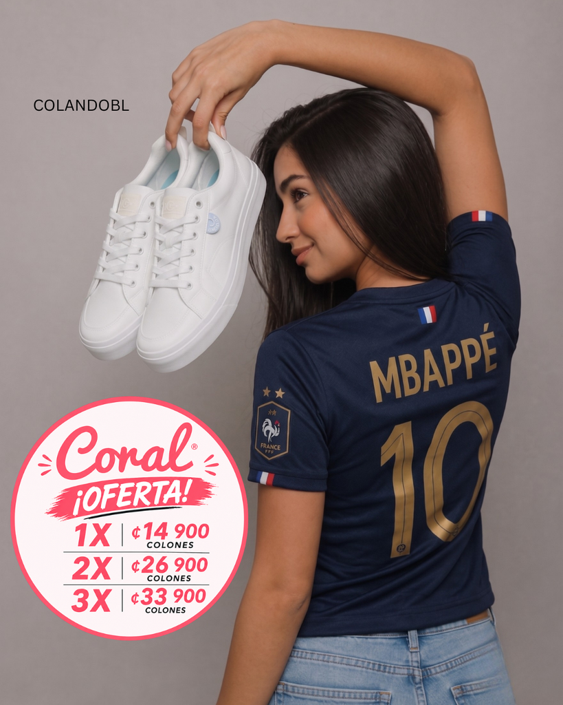 Tenis Casual Blanco Coral Lando COLANDOBL