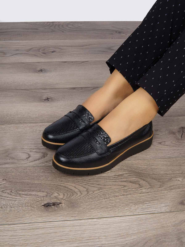 Mocasín Negro ADDIC AND6030NE