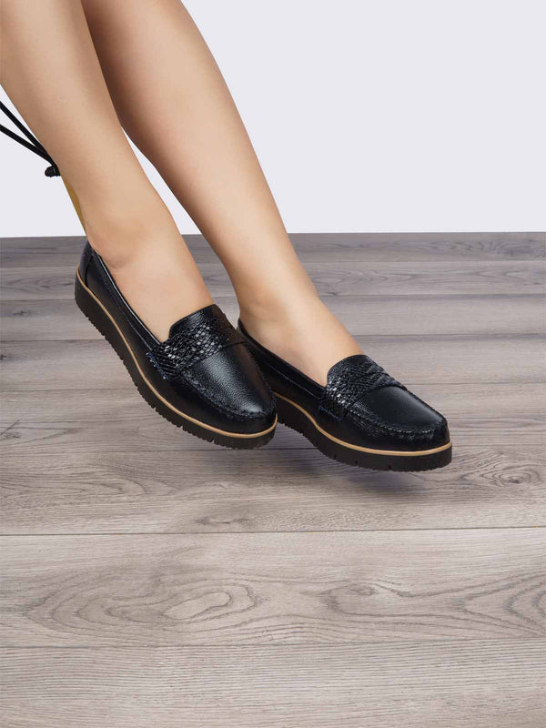 Mocasín Negro ADDIC AND6033NE