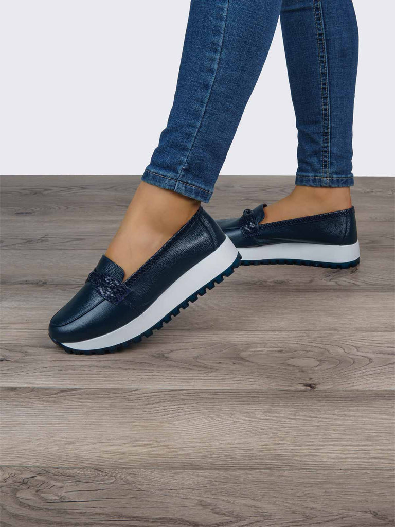 Mocasín Azul ADDIC AND6048AZ