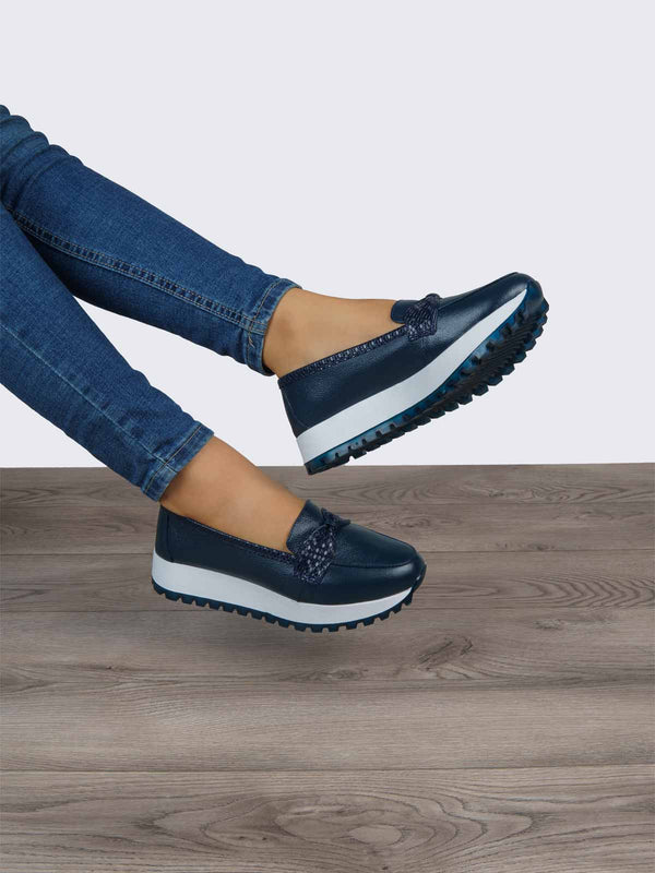 Mocasín Azul ADDIC AND6048AZ