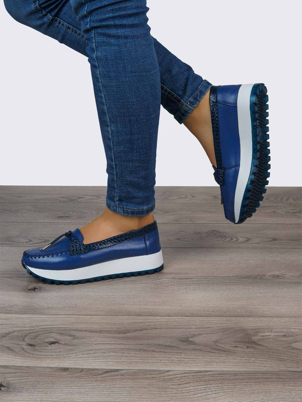 Mocasín Azul Índigo ADDIC AND6049AZ
