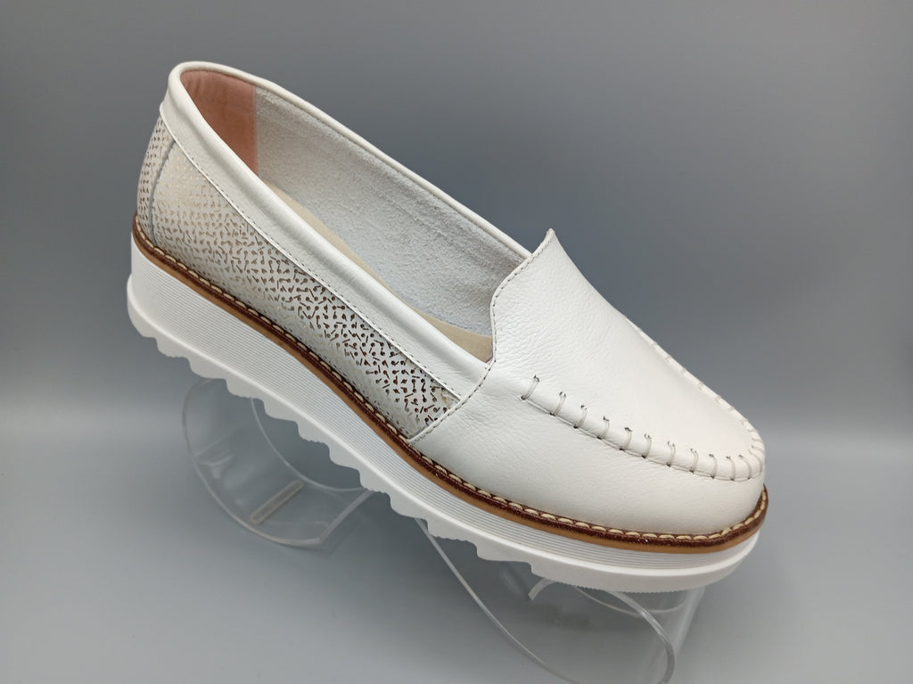 Mocasín Blanco Off ADDIC AND6069BLOF