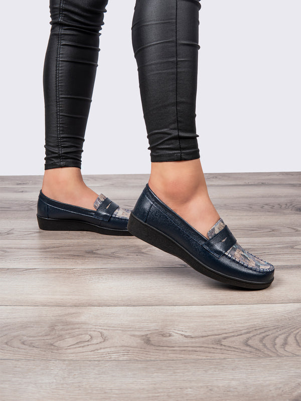 Mocasín Azul ADDIC AND7020AZ
