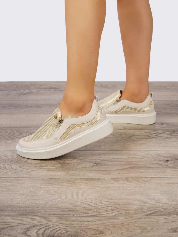 Tenis Casual Blanco Off ADDIC ANG2401BLE