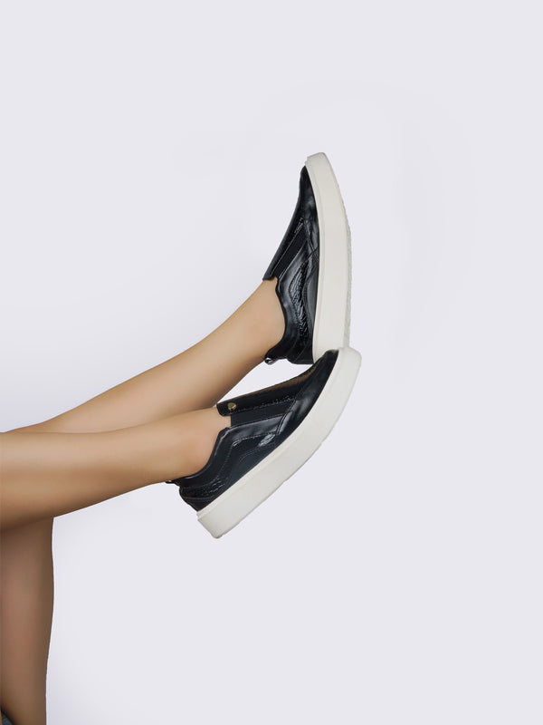 Tenis Casual Negro ADDIC ANG2402NE
