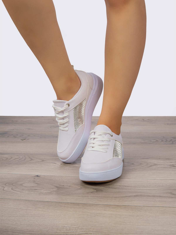 Tenis Casual Blanco ADDIC ANG2414BLPL