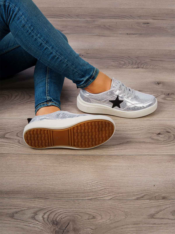 Tenis Casual Plata ADDIC ANG2430PL