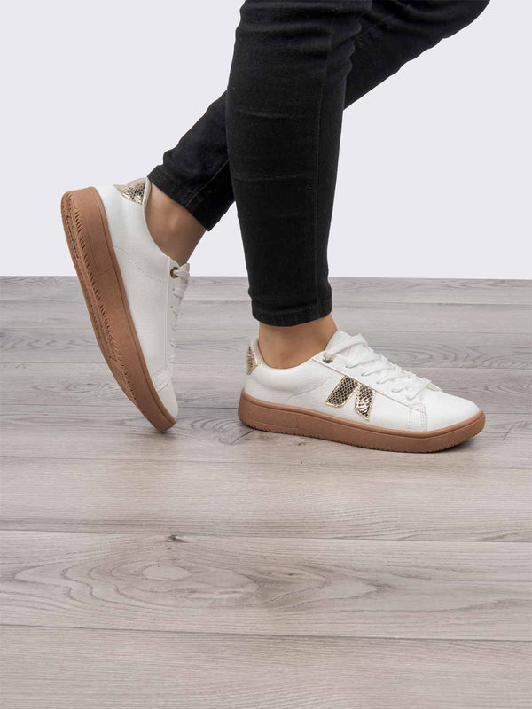 Tenis Casual Blanco Off ADDIC ANG2435BLCH
