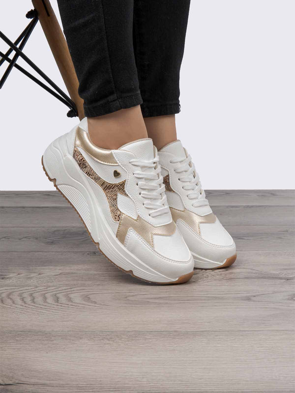 Tenis Casual  Blanco Off ADDIC ANG2465BLCH