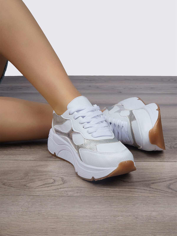 Tenis Casual  Blanco ADDIC ANG2465BLPL