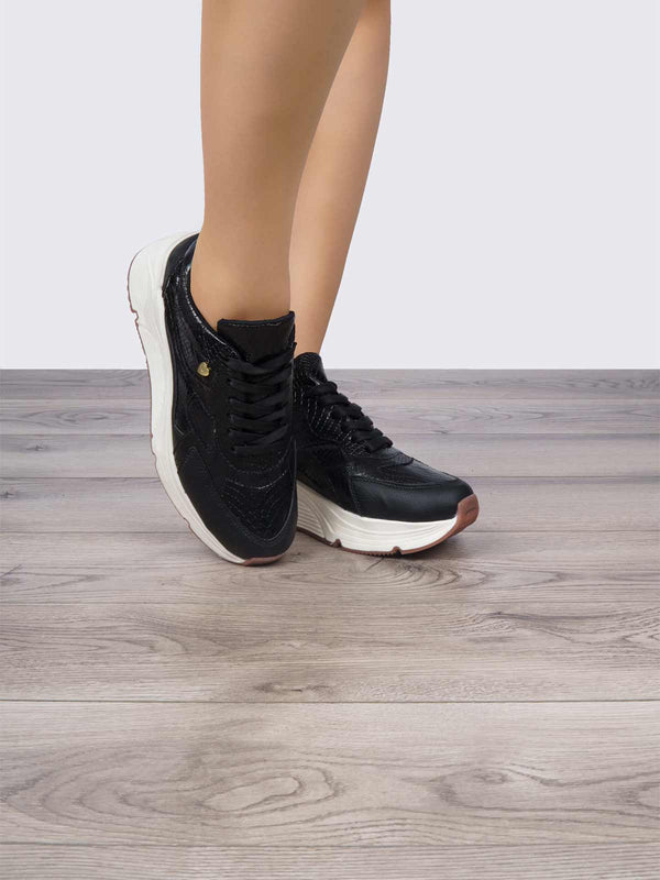 Tenis Casual Negro ADDIC ANG2465NE