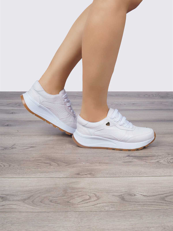 Tenis Casual Blanco ADDIC ANG2475BL