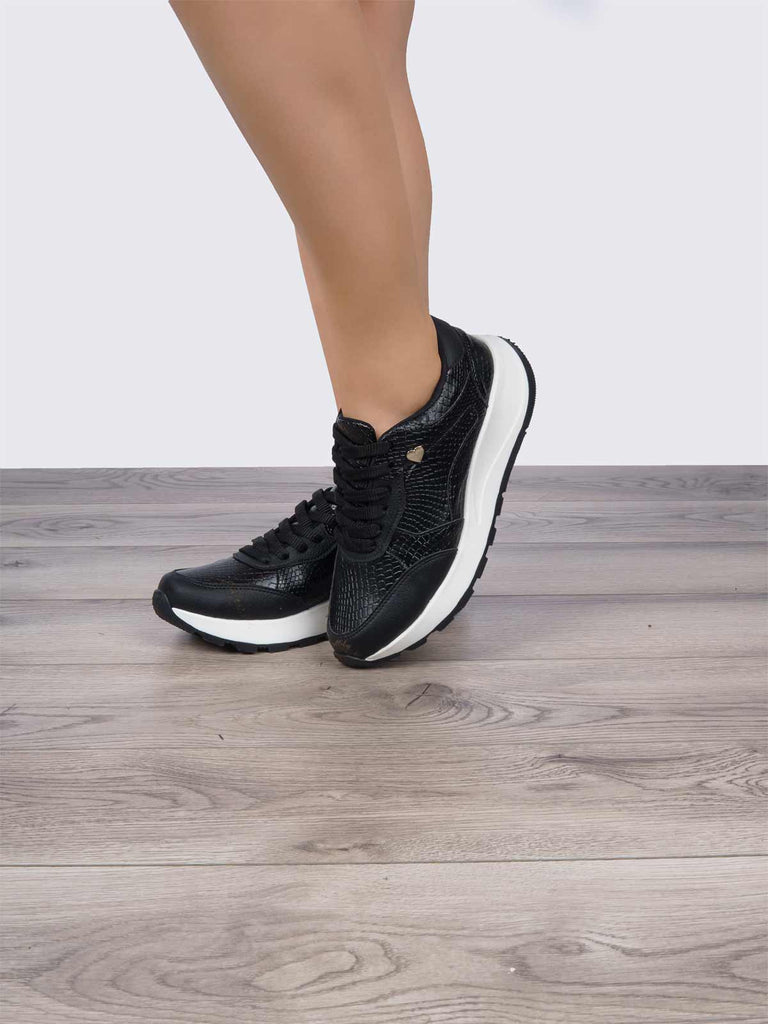 Tenis Casual Negro ADDIC ANG2475NE