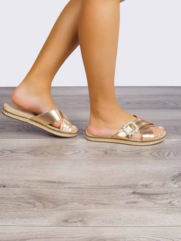 Sandalia Oro Rosa Beira Rio BE8321.1752OR