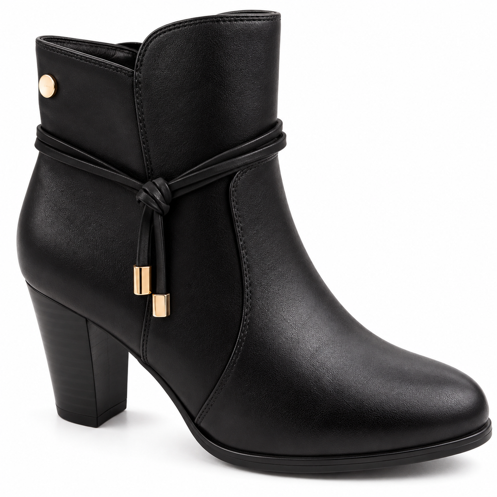Botín Negro Moda-flex MOF1474044NE
