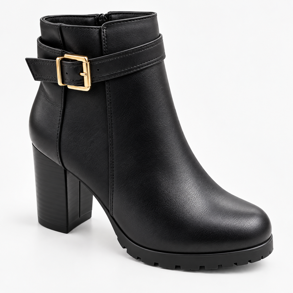 Botín Negro Moda-flex MOF1474052NE