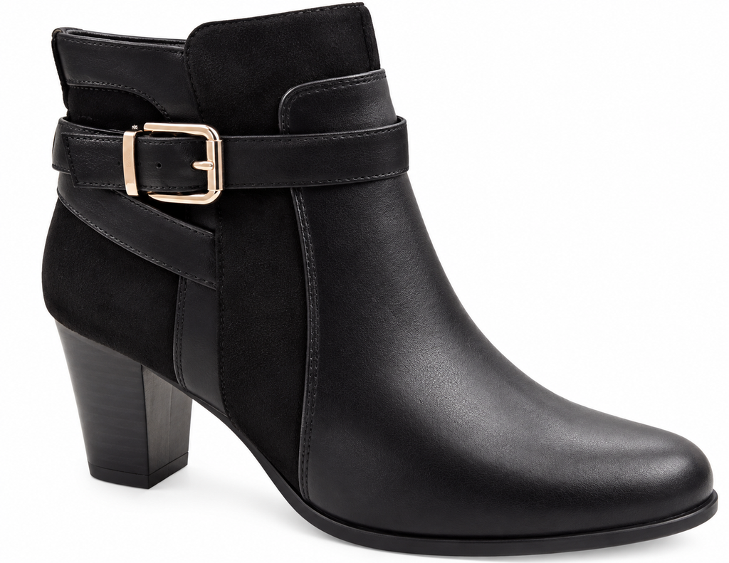 Botín Negro Moda-flexMOF1474047NE