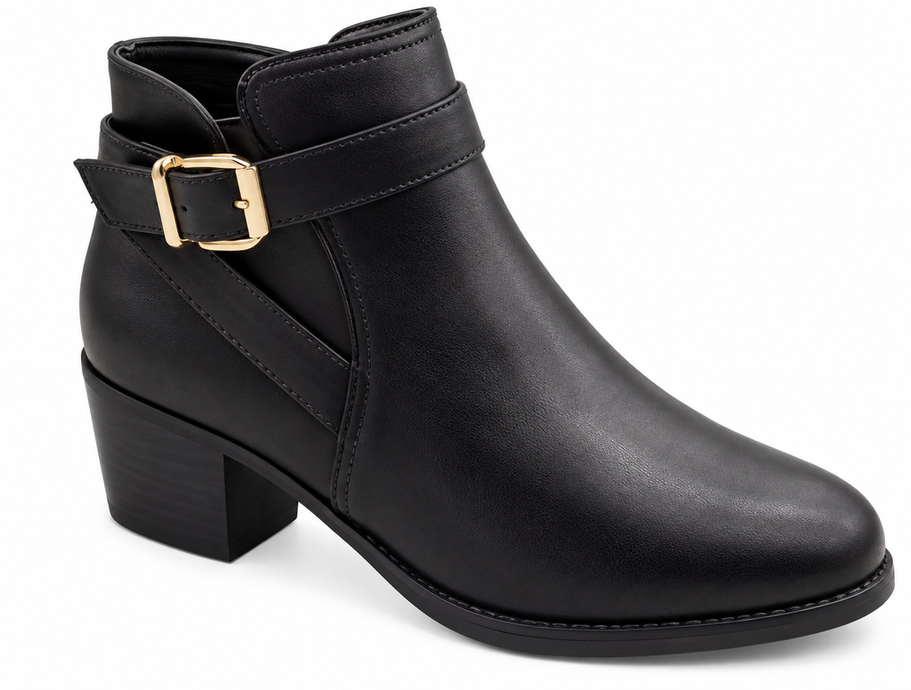 Botín Negro Moda-flex MOF1474058NE
