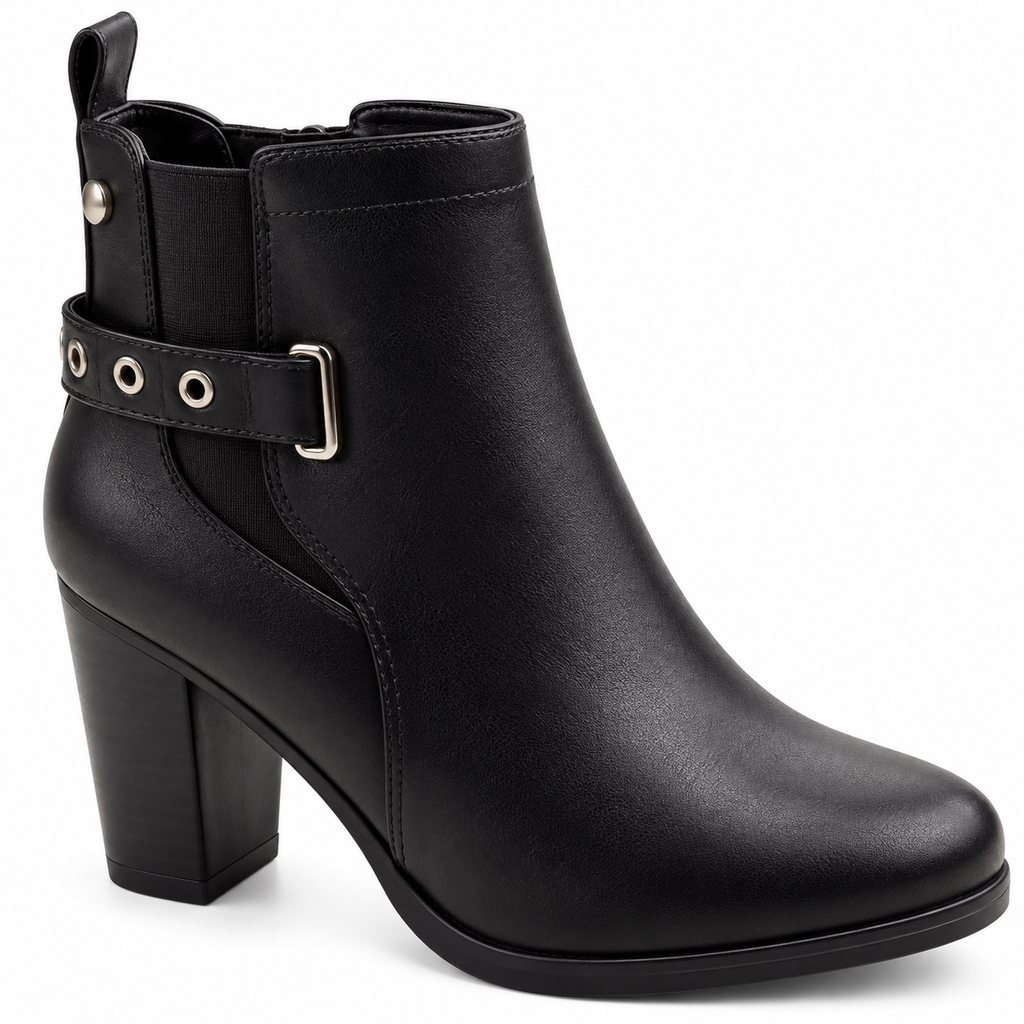 Botín Negro Moda-flex MOF1474048NE