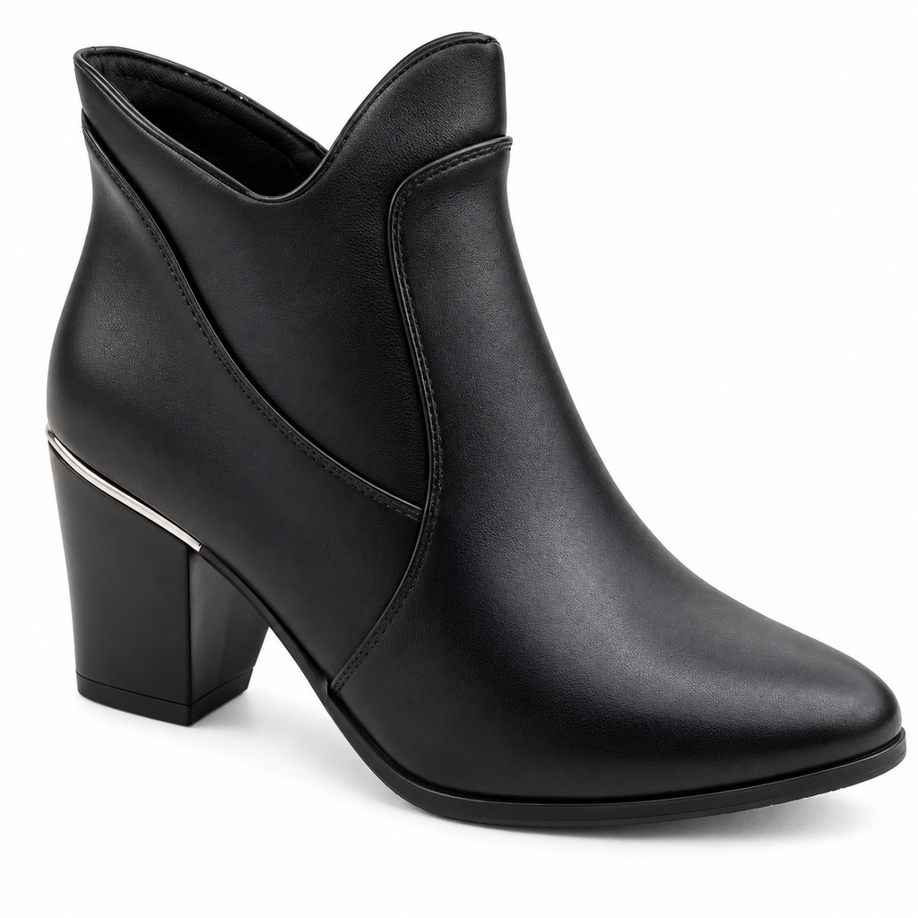 Botín Negro Moda-flex MOF1474057NE