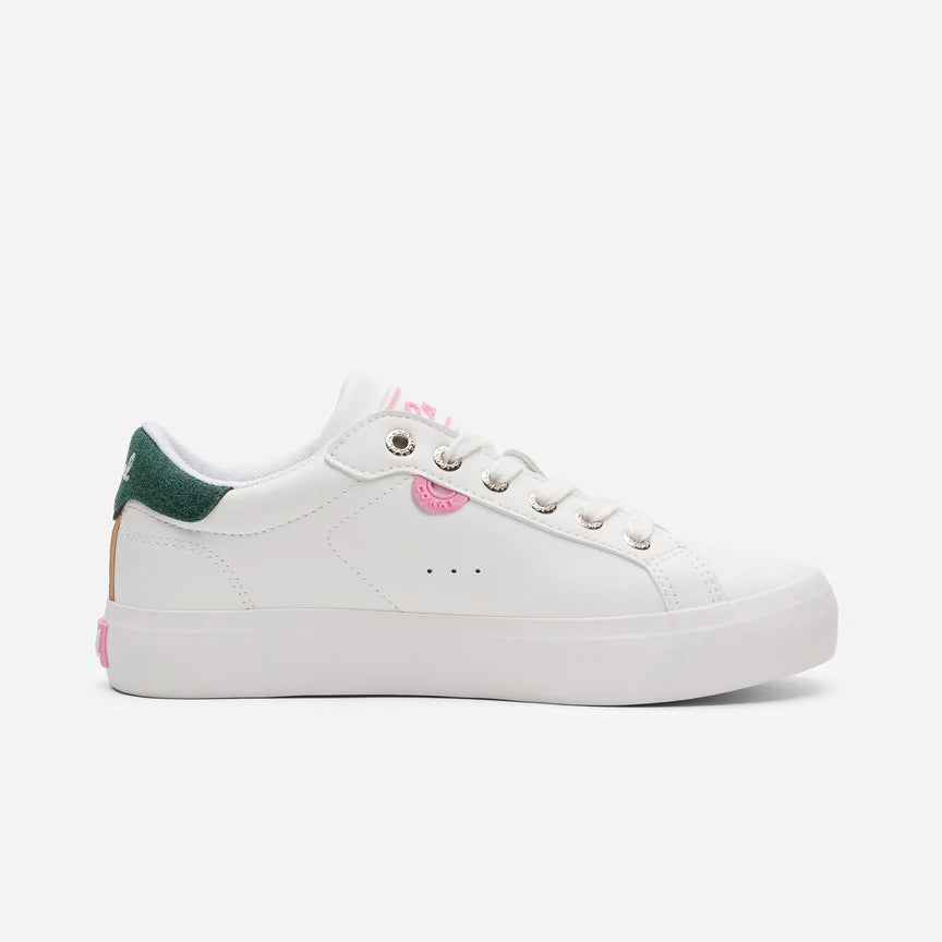 Tenis Casual Blanco Coral Tully COTULLYBL