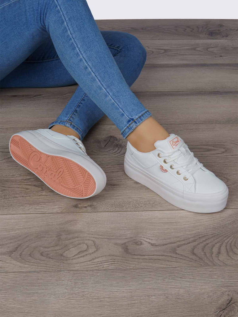 Tenis Casual Blanco Coral Aiko COAIKOBL