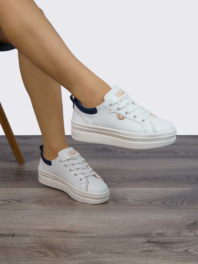 Tenis Casual Blanco Coral DOMMA CODOMMABLAZ