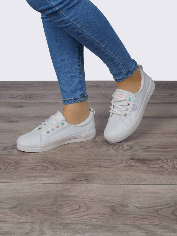 Tenis Casual Blanco Multi Coral JULES 3 COJULESMBL